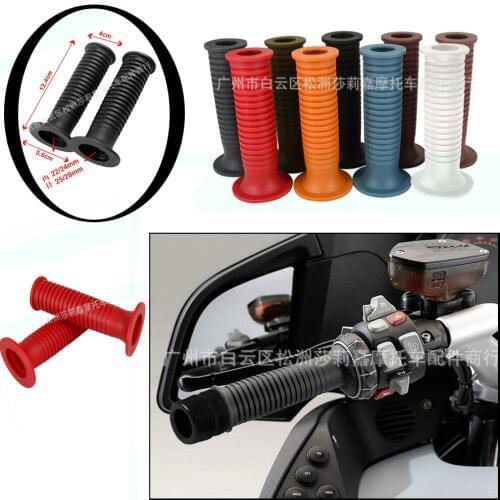 Universal 22MM retro motorcycle handle bar cafe racer part dirt pit bike hand grips classic moto handlebar vintage scooter grip