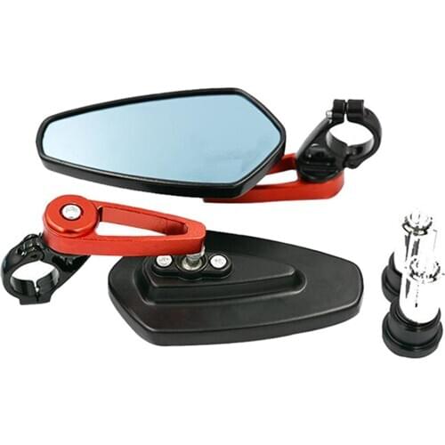 Universal Motorcycle Rear View Mirrors, CNC Aluminum Alloy Motorbike Side View Mirrors