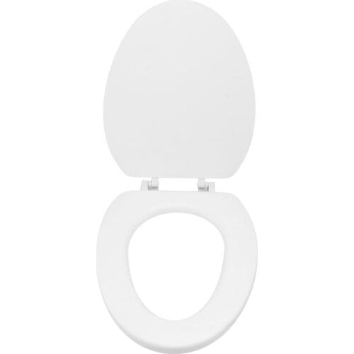 PP Universal Slow-Close Toilet Seat Lid Cover Set Thicken Replacement Antibacterial Square Round O/V Type Toilet Seats
