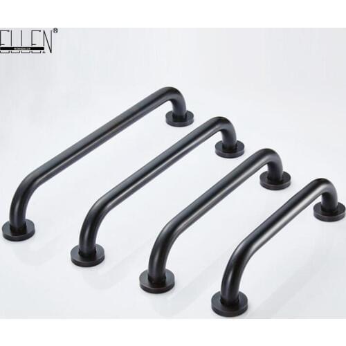 Vidric Bathroom Black Grab Bar 30cm/35c/40cm/50cm Copper Oil Rubble Bronze Finished Safe Grab Bar Toilet for elderly
