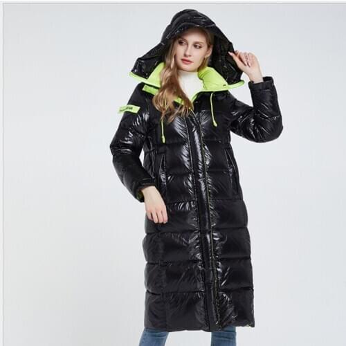 Women waterproof Winter Down Jackets black Long Parkas Slim Hooded thicken Coats Female Plus Size Overcoats lady jacket outwear