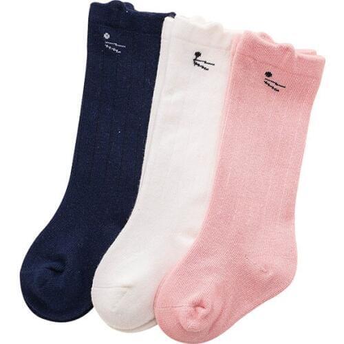 3 Pair Baby Socks Cotton Kids Girls Boys Children cute breathable Socks For 0-3 Year autumn winter New infant toddler Kids Socks