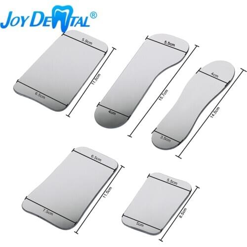 5 Pieces/Set Dental Photography Mirror Double-sided Glass Mirror