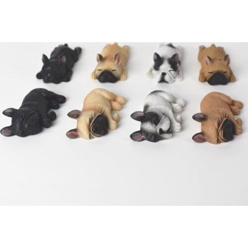 Creative 3D Cartoon Dog Fridge Magnet Cute Refrigerator Magnetic Stickers Photo Magnetic Stickers Home Kitchen Decoration 6Pcs