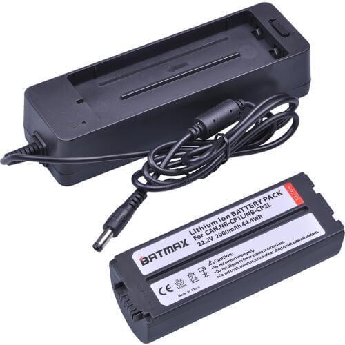1Pc 2000mAh NB CP2L NB-CP2L Battery + Charger Adapter for Canon NB-CP1L CP2L SELPHY CP100 CP200 CP300 CP400 CP510 CP600 Printers