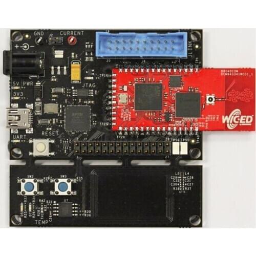 BCM943341WCD1_EVB Broadcom WiFi / 802.11 Development Tools WICED BCM943341WCD1 Evaluation Board