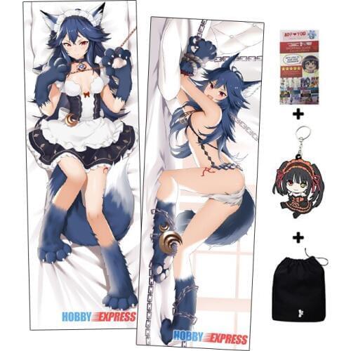 Hobby Express Fenrir GBF Dakimakura Japanese Otaku Waifu Hugging Body Pillow Cover ADP93002