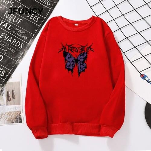 JFUNCY Oversized Hoodies Women Sweatshirts Long Sleeve Pullover 2021 Fall Harajuku Female Clothes Woman Casual Loose Streetwear
