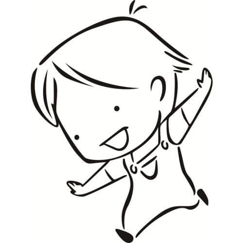 Boy Transparent Clear Stamps Silicone Seals for DIY scrapbooking photo album Card Making