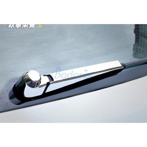 Car Styling Bright Chrome Rear Wiper Kits Cover Windshield Windscreen Blade 2016-2019 For Volkswagen VW Tiguan L Accessories