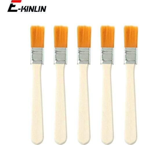 Nylon Wooden Handle Dust Cleaner Brushes For Mobile Phone Computer Keyboard Circuits Clean Crevice Cranny Cleaning Brush Tool