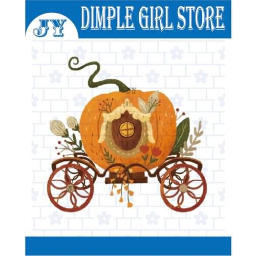Pumpkin car 2021 new metal cutting mold scrapbook decoration template stamp photo album and death frame DIY layered template