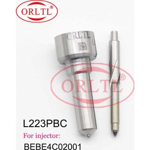 ORLTL New Black Coated Needle Nozzle L223PBC ALLA152FL233 Injector High Pressure L 223 PBC ALLA152FL233 for delphi