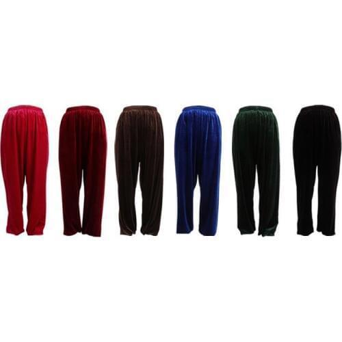 Autumn&Winter tai chi kung fu trousers martial arts sport pants for women&men high quality
