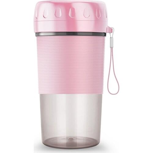 Portable Juicer Cup Blender for Smoothies and Shakes 300ML Fruit Mixing Machine Detachable Cup USB Rechargeable for Sport Travel