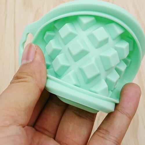 R2JC 5pcs Food Grade Silicone Waffle Mold Set Cake Chocolate Heart Round Square Mould DIY Kitchen Baking Supplies
