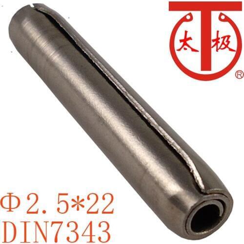 2.5*22) DIN7343 / ISO8750 Spiral spring pin ( Coiled pin ) 100 pieces/lot