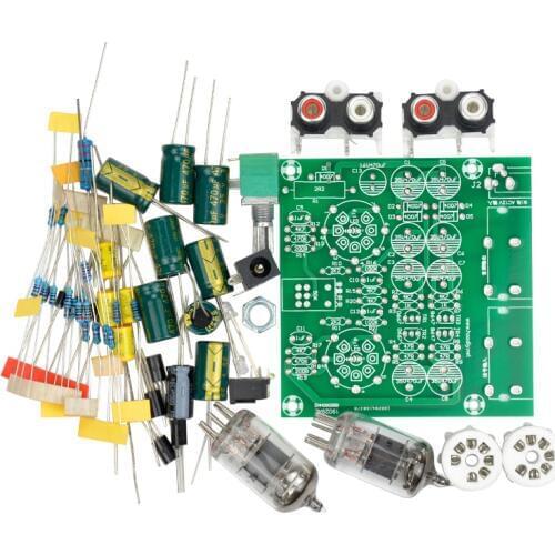 Tube Amplifiers Audio board Amplifier Pre-Amp Audio Mixer 6J1 Valve Preamp Bile Buffer Diy Kits