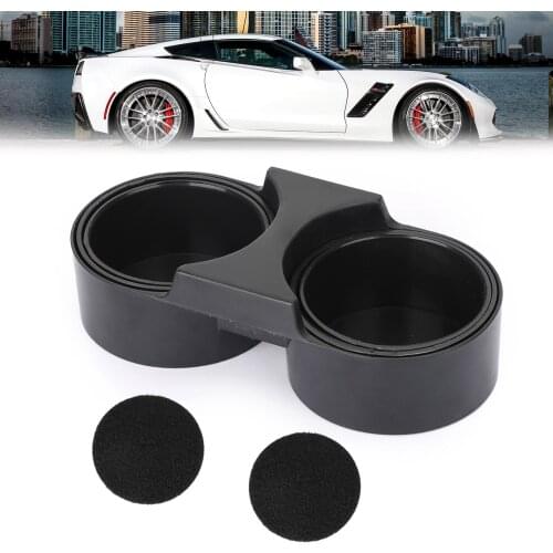 Duel Extendable And Retractable Cup Holder For Chevrolet C7 Corvette 2014-2019