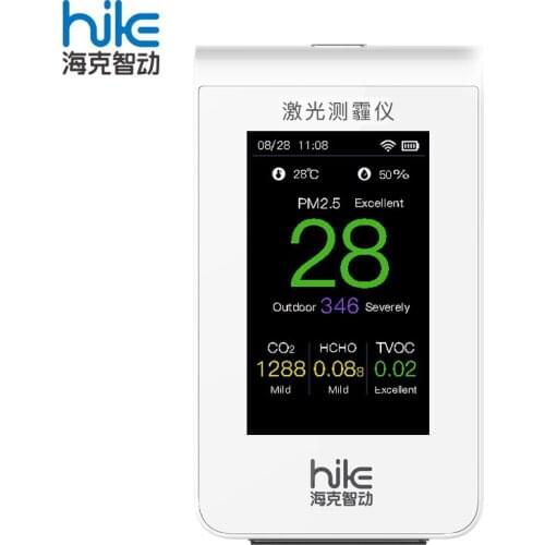 WiFi 2.4GHz Gas Analyzer co2 PM2.5 PM10 Meter TVOC Detector Smart Air Quality Monitor