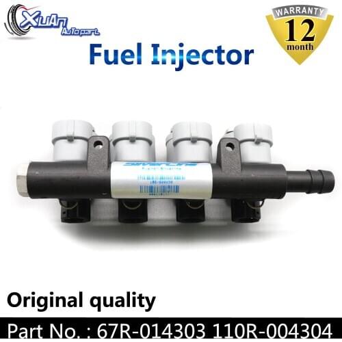 XUAN Original New Fuel Injectors Nozzle 67R-014303 for LPG Emmegas Fiat Punto Evo 2010 10R-024470 110R-004304