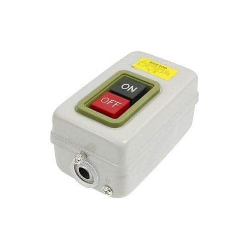 3P 380V 3.7KW Self Lock On/Off Power Push Button Control Switch BS230B