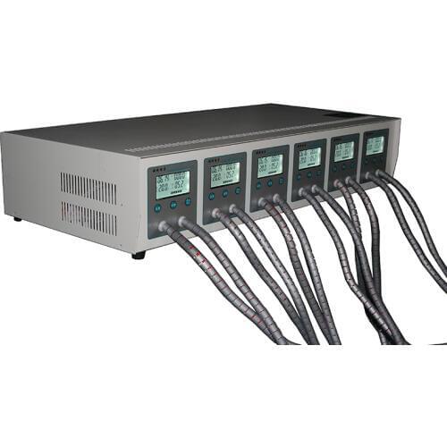 E33 Type Battery Discharge Meter Passive Adjustable Termination Voltage 6 Channels 6v / 8v / 12v