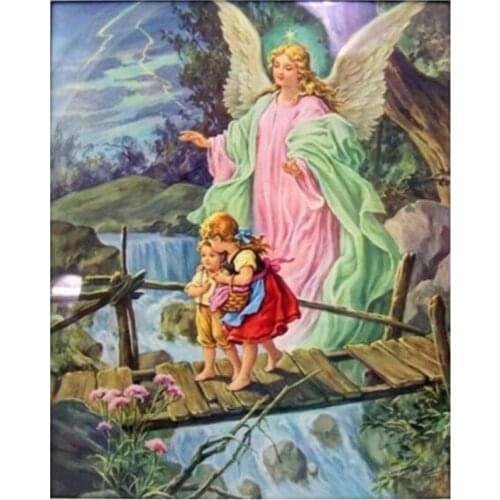 Diamond Painting Angel Belssing 5d Diy Diamond Embroidery Full Square/Round Drill Mosaic Girl Handicraft Vintage Decor WG2650