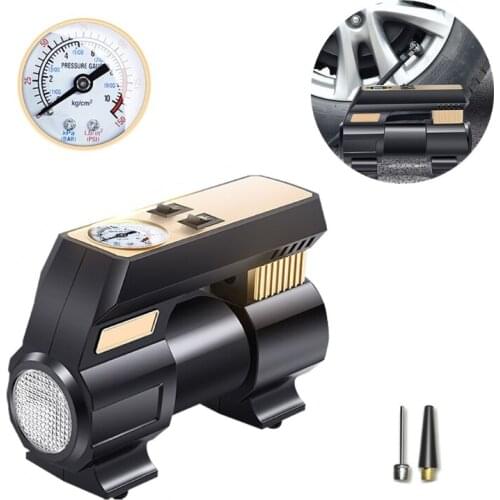 12V Car Air Pump Portable Tire Inflator Air Compressor with Digital Display for Automobile Vehicles