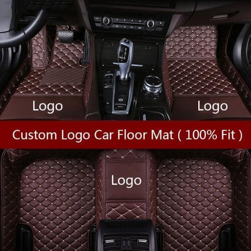 Flash mat Logo car floor mats for Chery All Models A3 A5 Tiggo Cowin Fulwin Riich E3 E5 QQ3 6 V5 Tiggo X1 Riich g car styling