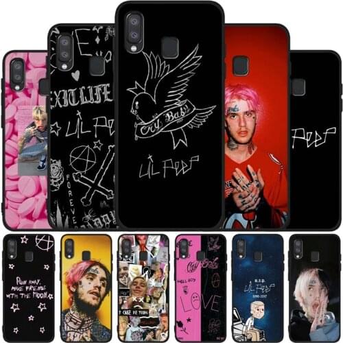 Lil Peep Black Soft Phone Case For Samsung A10 A20 A30 A40 A50 A70 A21 A31 A51 A71 A41 A32 A42 S52 A72 A6 2018 Cover