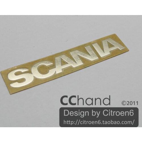 METAL FRONT GRILLE LOGO FOR TAMIYA SCANIA SEMI TRUCK 1/14