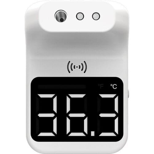 DHL 20Pcs K3 Mini Wall-mounted Infrared Termometro Handsfree Digital Forehead Temperature Gun For Office Factory Restaurant