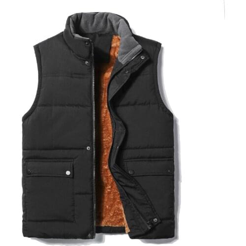 Men Warm Zip Casual Fleece Vest Spring Male Waistcoat Autumn Warm Sleeveless Jacket Outdoor Climbing Hiking Gilets Coat