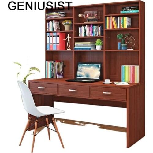 Office Bed Kids Furniture Escrivaninha Schreibtisch Support Ordinateur Portable Mesa Desk Stand Laptop Table With Bookshelf