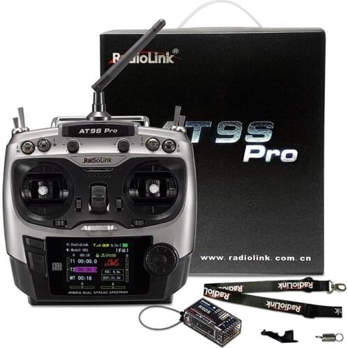 100% original authentic AT9/AT9S 2.4GHz 9 Channel Transmitter with R9DS Radio & Receiver for RC Hobby