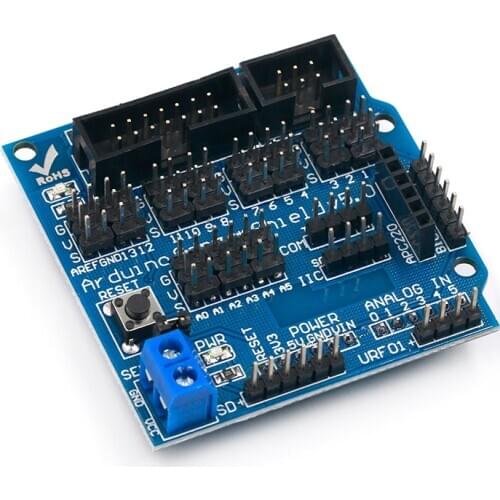 Sensor Shield V5.0 sensor expansion board for UNO MEGA R3 V5 for Arduino electronic building blocks of robot parts