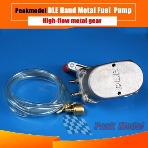 DLE Hand Fuel Pump High Flow Metal Gear Oil Pump for RC Airplane model Aircraft Drone