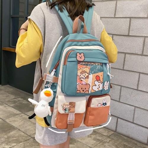 Cute bunny Schoolbag Fashion Backpack Shoulder Bags Anime cosplay Korean version School Bag Mochilas Student Backpack gifts