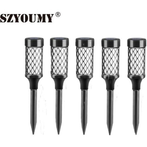 SZYOUMY Solar Power Lawn Light Outdoor For Garden Pathway White Warm White Landscape Lighting