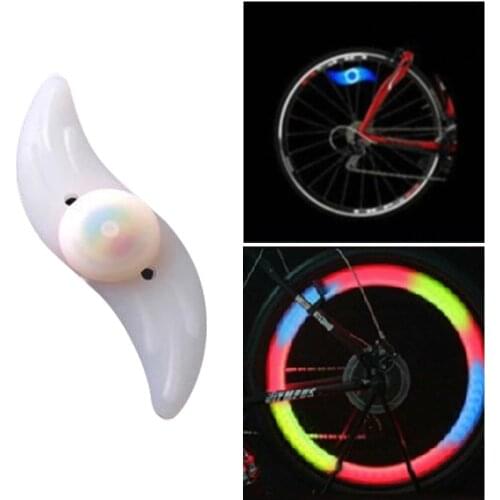 Bike Luminous Spoke Light Flashing LED Bicycle Cycling Wheel Wire Tyre Warning Glowing Lamp Indicator Waterproof Shockproof