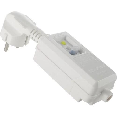 16A 250V EU Plug Water Heater Earth Leakage Protection Electrical Plug Automatically Cut Off Power Protective Electrical Safety