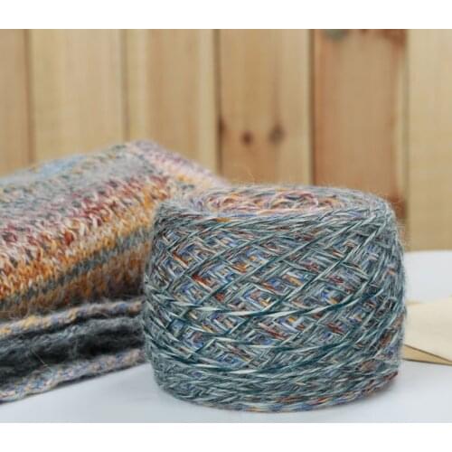 1 PCS * 150g Wool Blended yarn for knitting Space dye alpaca Yarn crochet Acryli yarn Socks hand knit threads coat line ZL59
