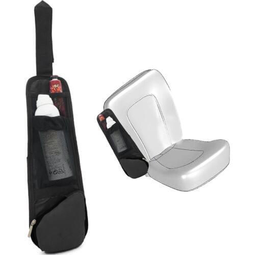 1pcs Multifunctional Storage Bag Portable Hanging Storage Bag with Multi-Pocket Mesh Cell Phone Sun Glasses Drinks Organizer