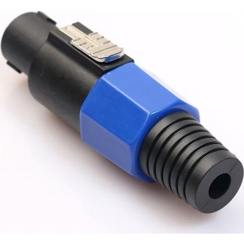 1 Piece Speakon Connector Nl4fc 4 Pins Plug Professional Audio Plug Xlr Plugs Audio Speaker Plug Connector Supplies Accessories