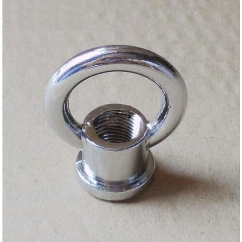 10pcs/lot 30*35mm M10 inner screw round heaed hang Rings Connectors for chandelier DIY accessories