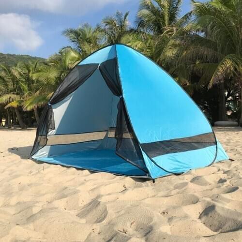 2020 New Camping Automatic Tents Outdoor Camping Family Outdoor Tourist Tent Travel Tent Sun Protection Waterproof Beach Tent