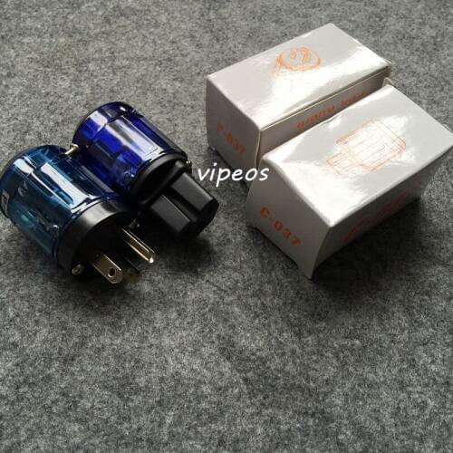 5pair Oyaide P037 Rhodium-plated US AC Power Plug & C037 IEC Connector
