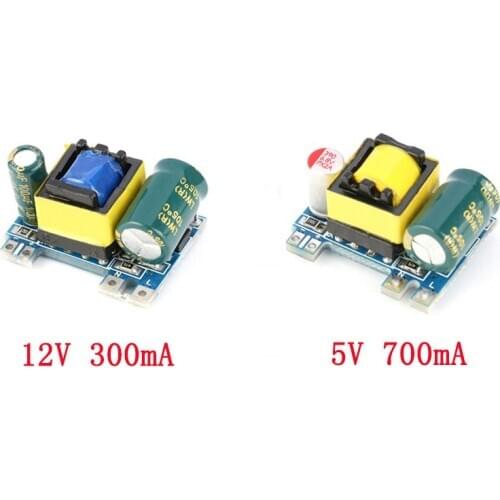 AC-DC 12V 300mA 5V 700mA 3.5W Isolated Switch Power Supply Module Buck Converter Step Down Module 220V to 5V/12V
