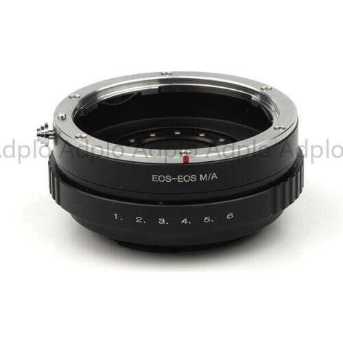 Pixco lens adapter work for Adjustable Aperture Mount Adapter Ring For Canon EOS EF Lens to Canon M Camera